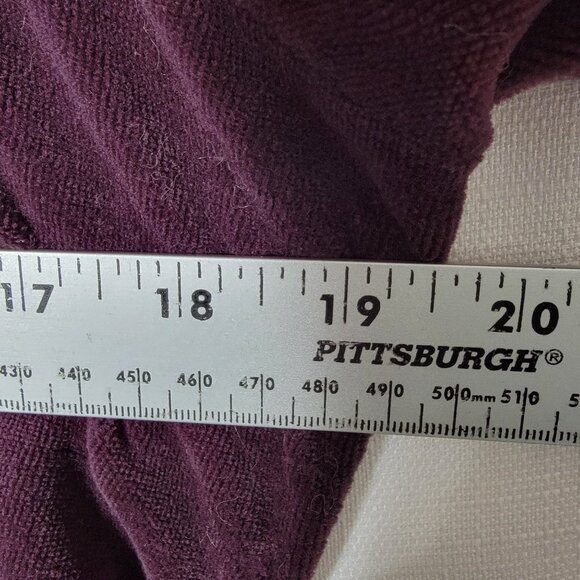 Style & Co Sport Womens Hooded Jacket Small Full Zip Snap Pockets Deep Plum - Picture 6 of 11